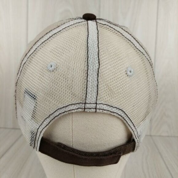 The Elk Store Trucker Mesh Hat Cap Adjustable Strapback California Brown - Picture 4 of 7